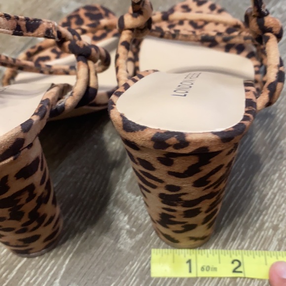 London Rebel wide fit strappy block heel Size 7 - Picture 6 of 11